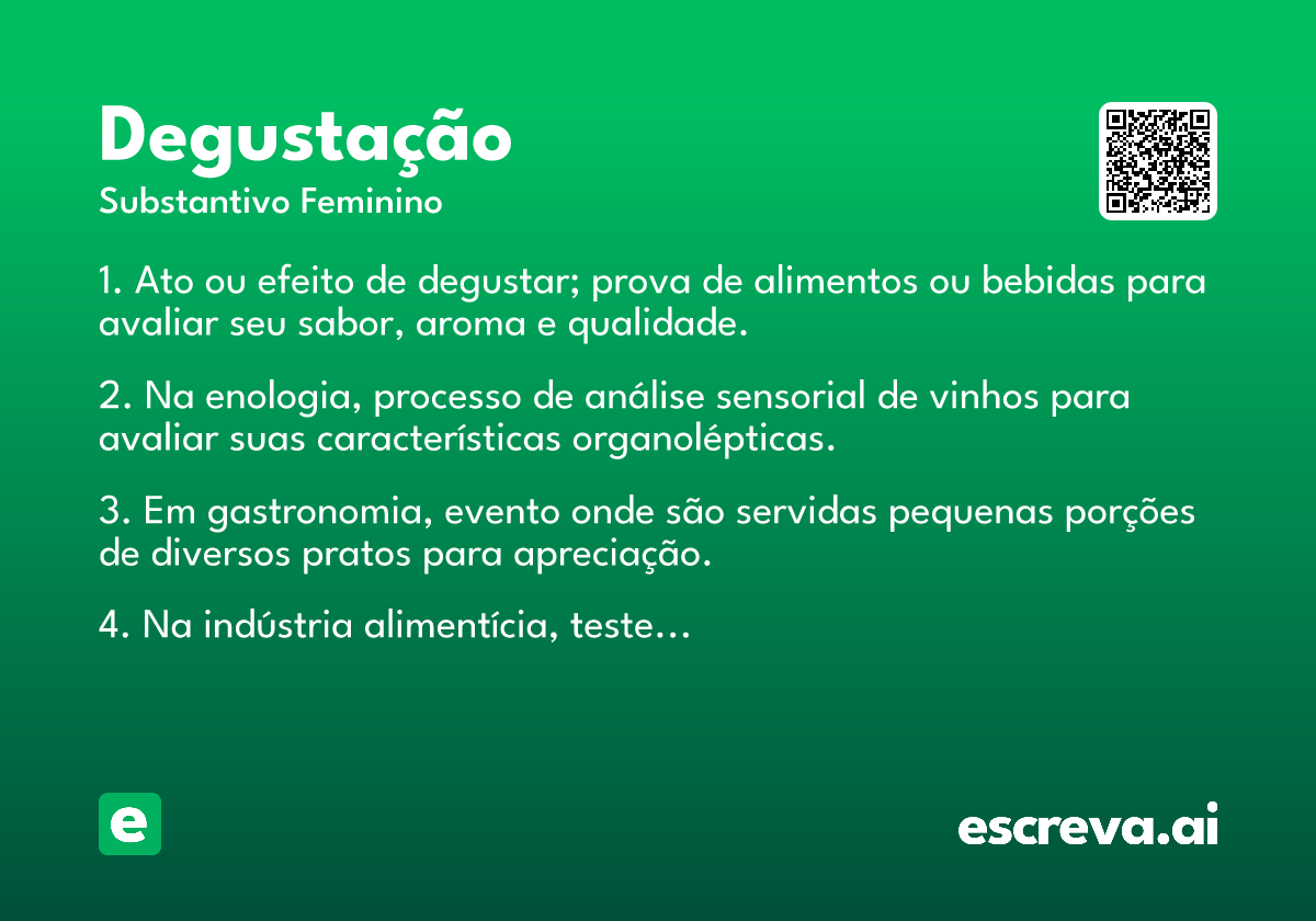 degustação