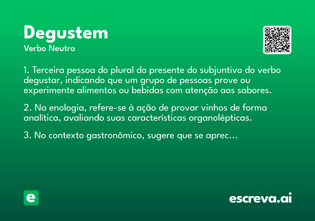 degustem