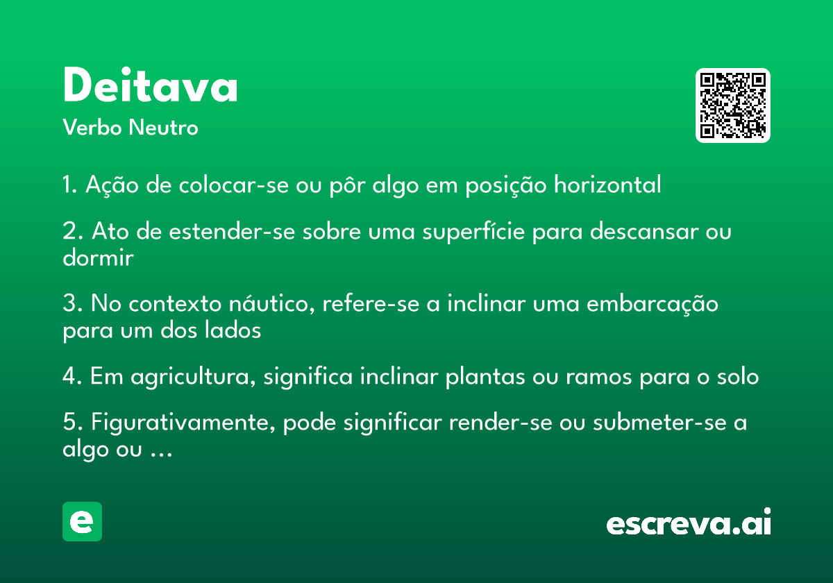 deitava