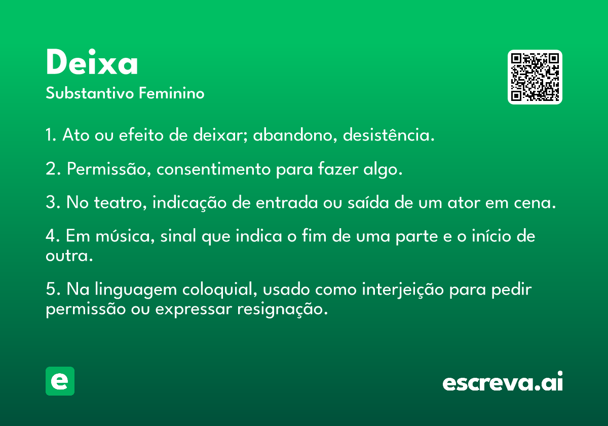 deixa