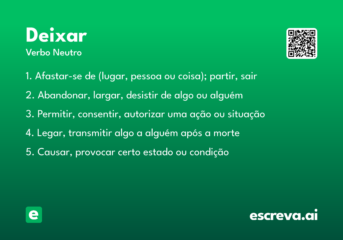 deixar