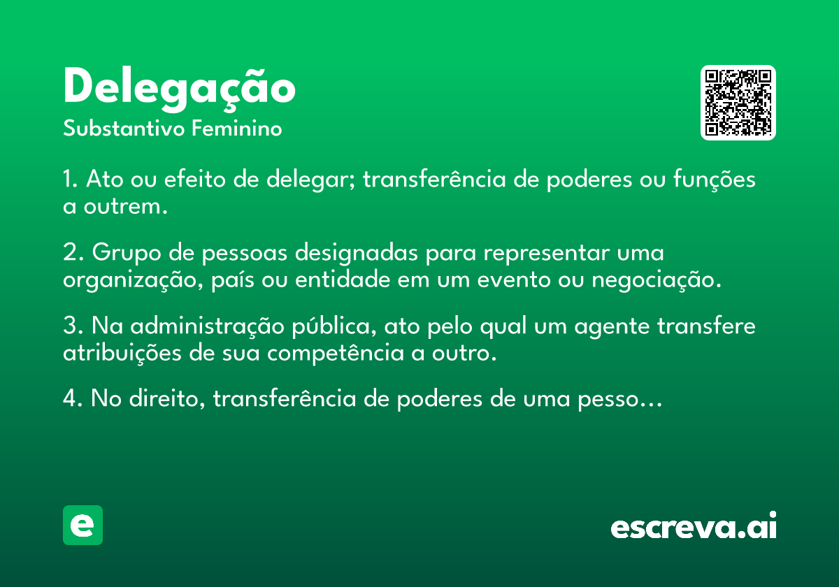 delegação