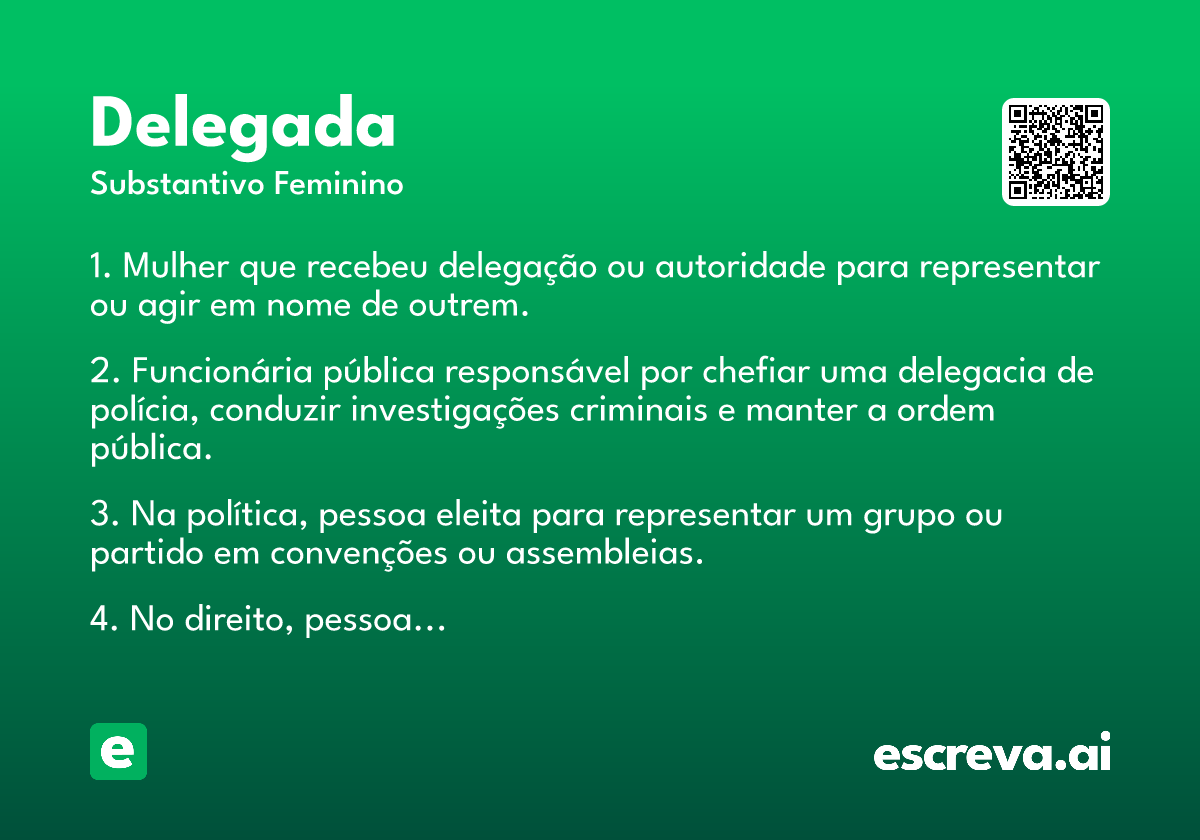 delegada