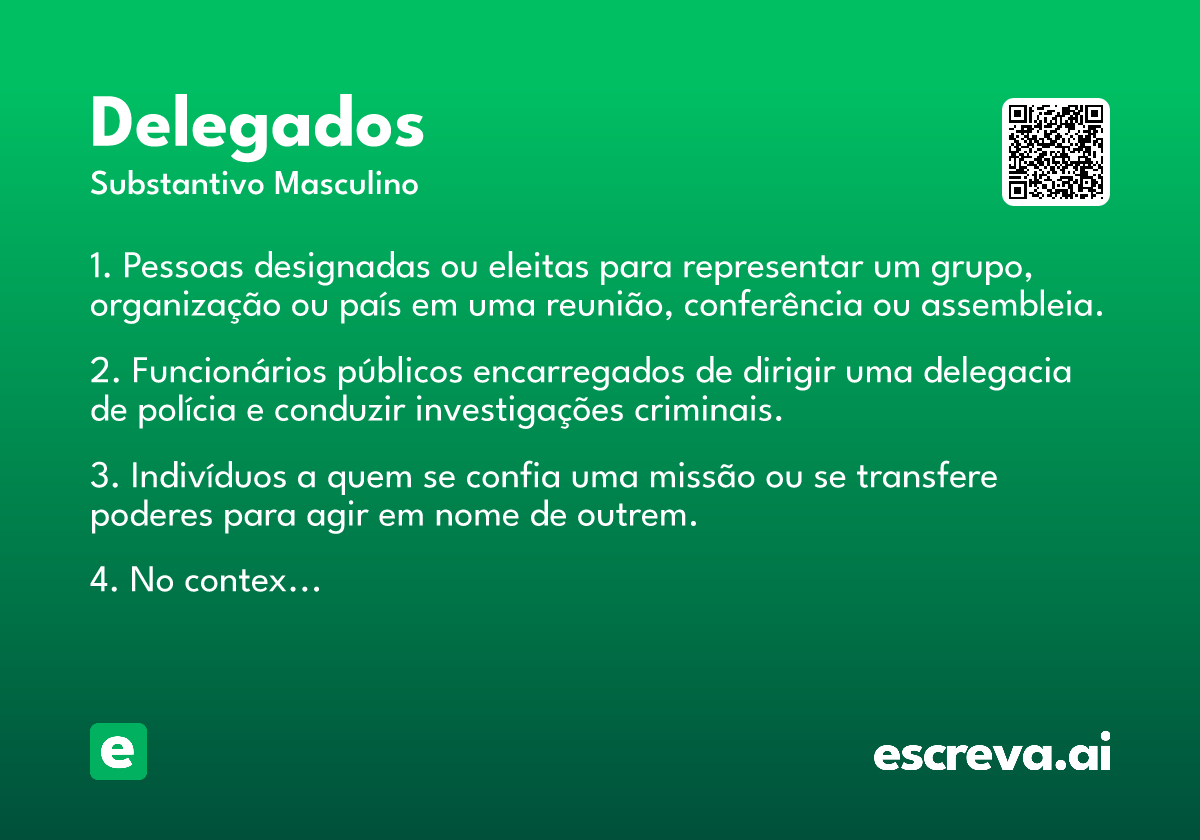 delegados