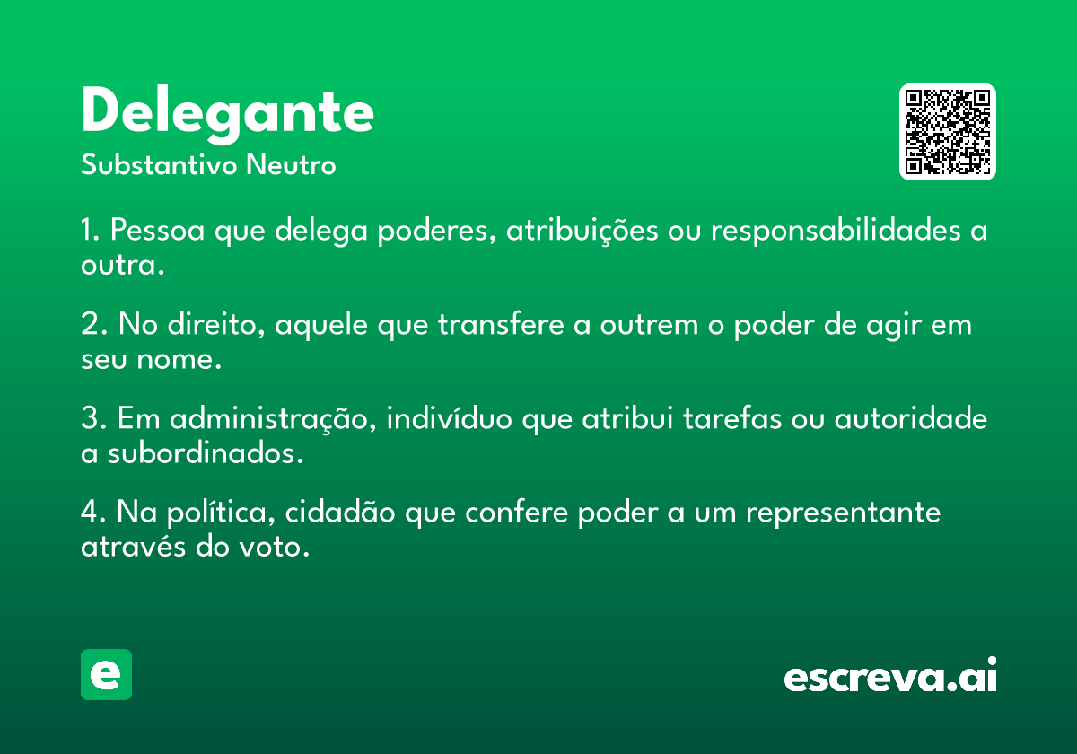 delegante