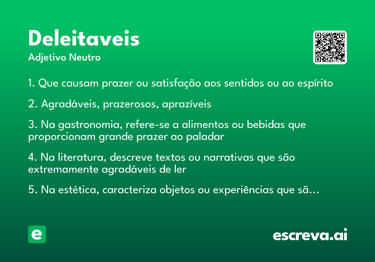deleitaveis
