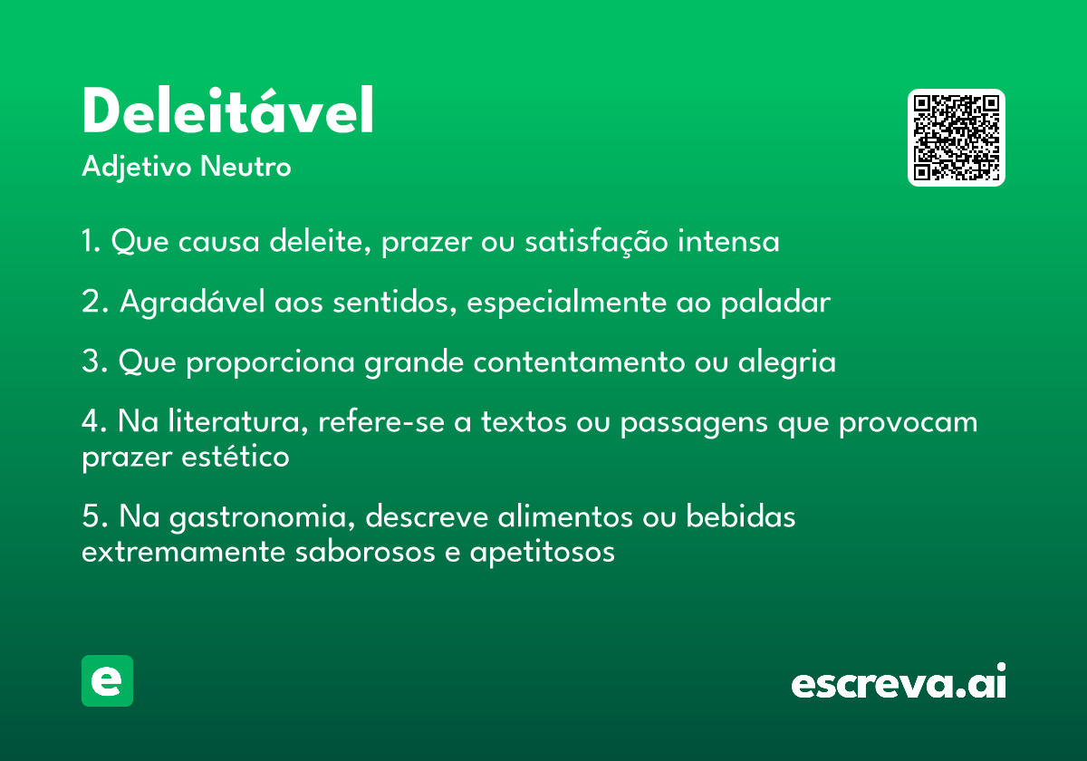 deleitável