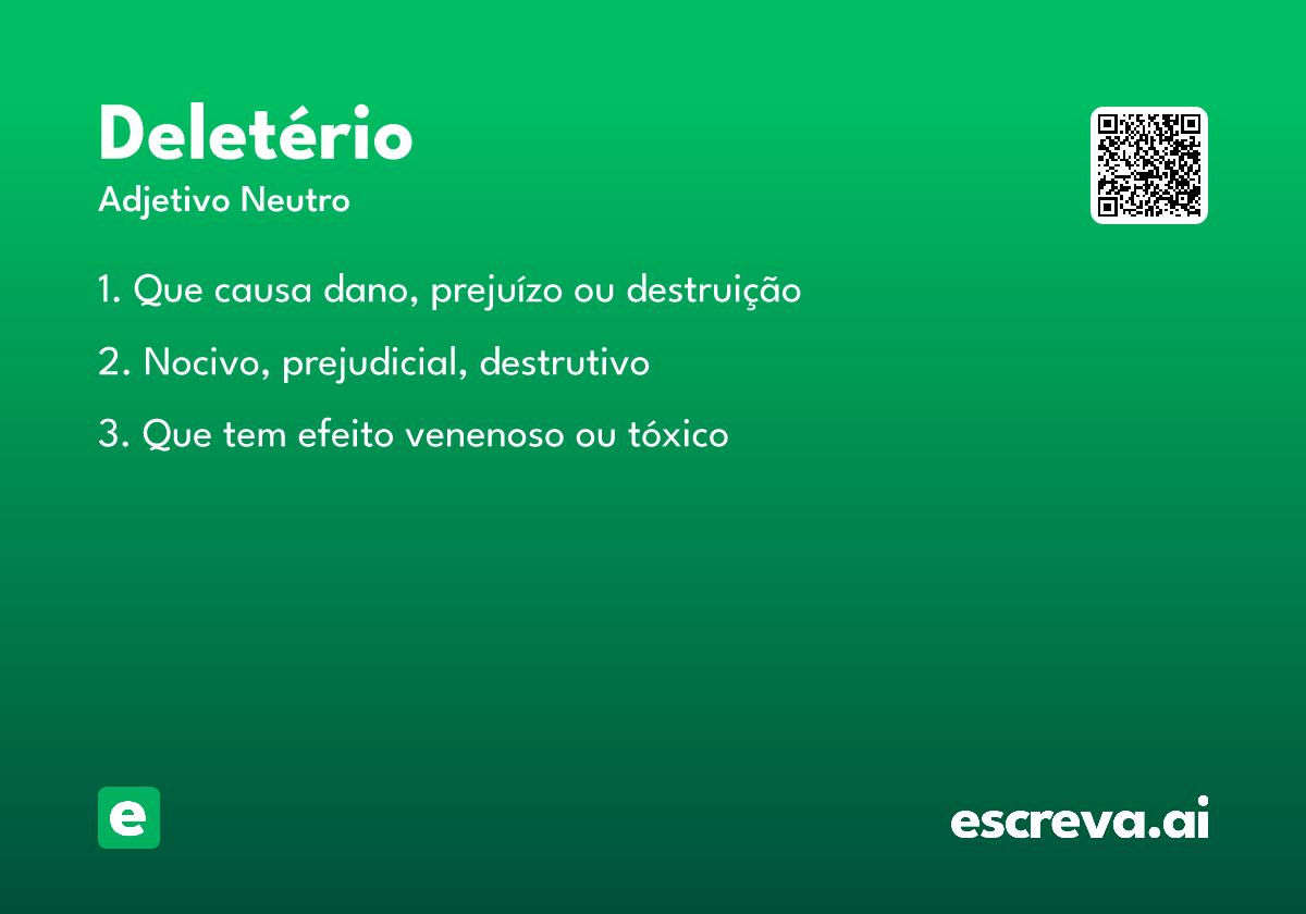 deletério