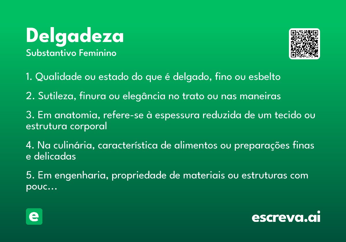 delgadeza