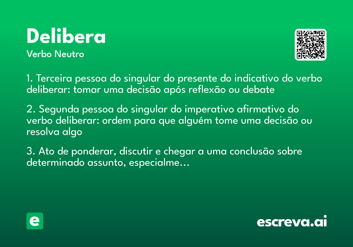 delibera