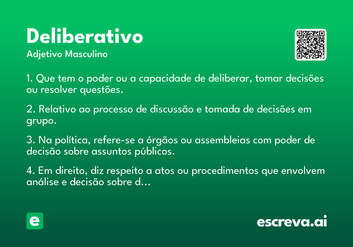 deliberativo