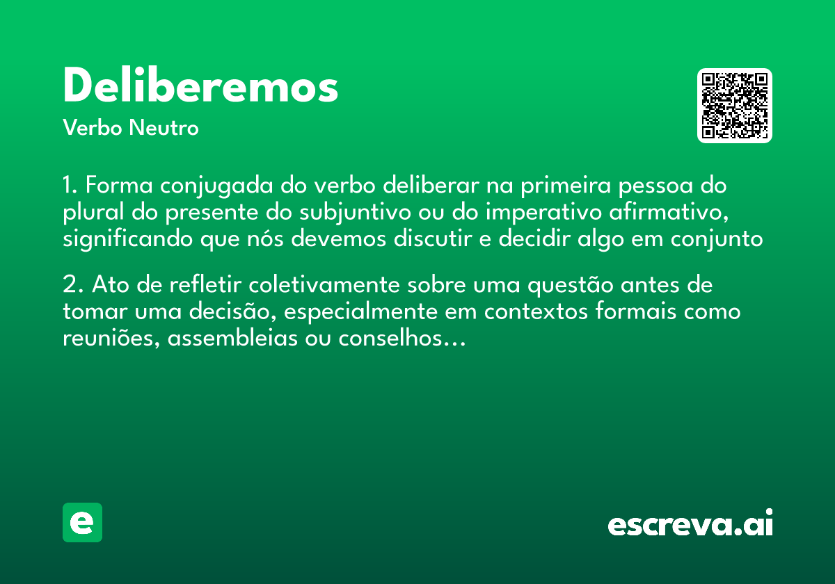 deliberemos