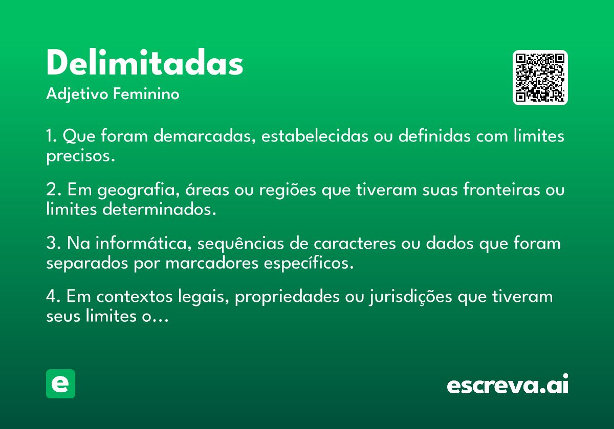 delimitadas