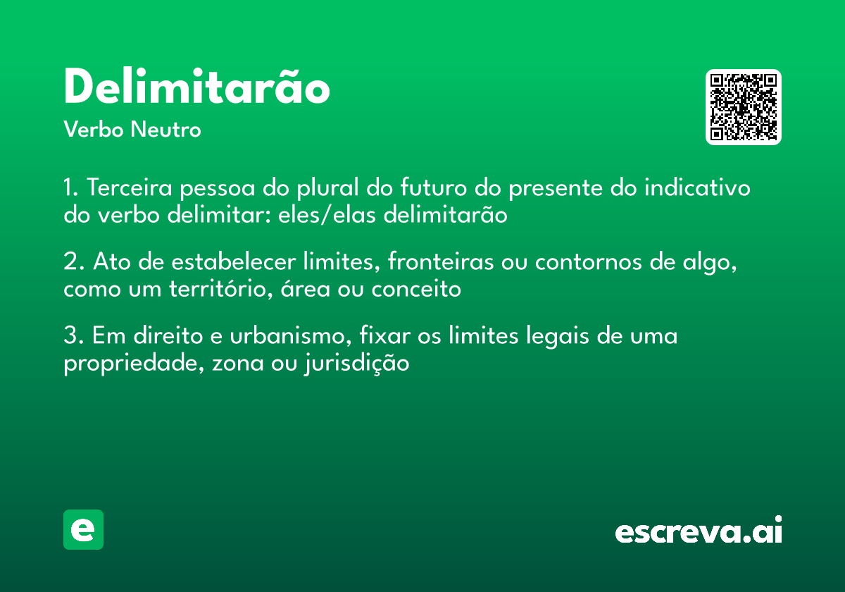delimitarão