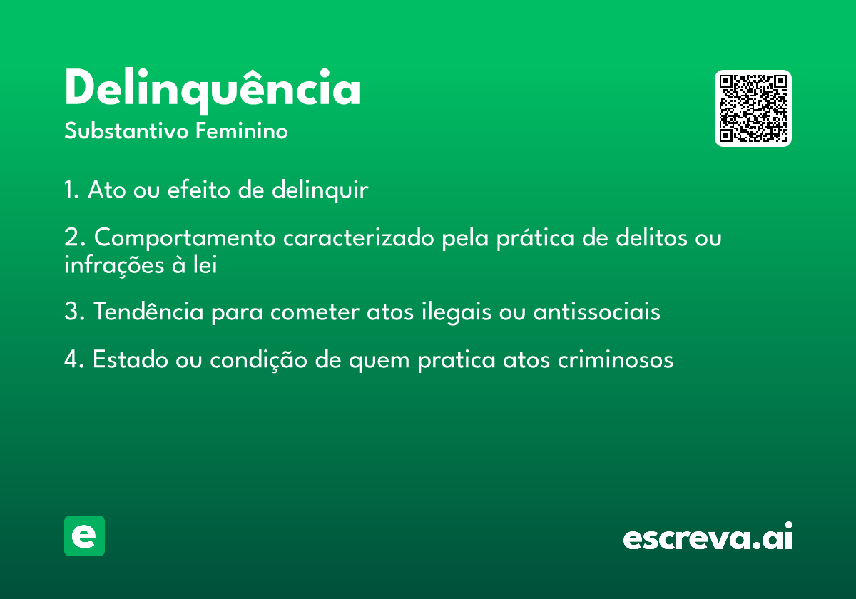 delinquência