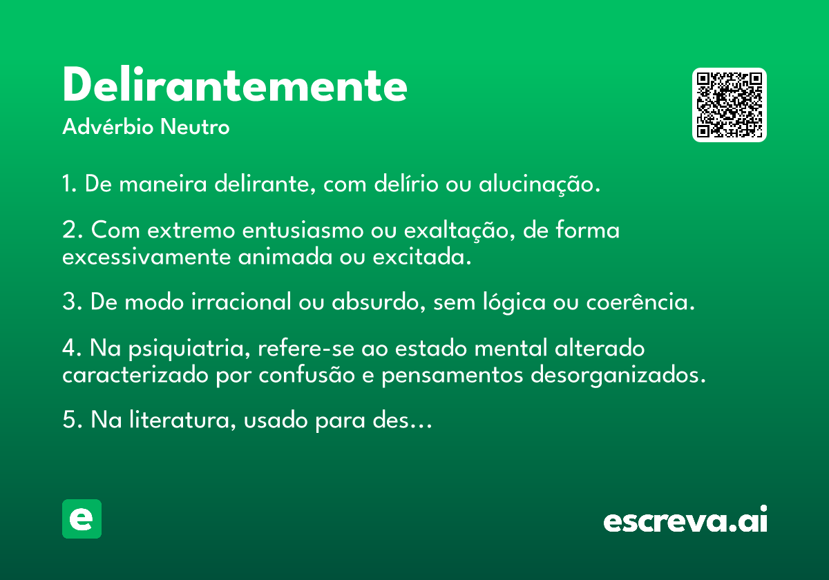 delirantemente