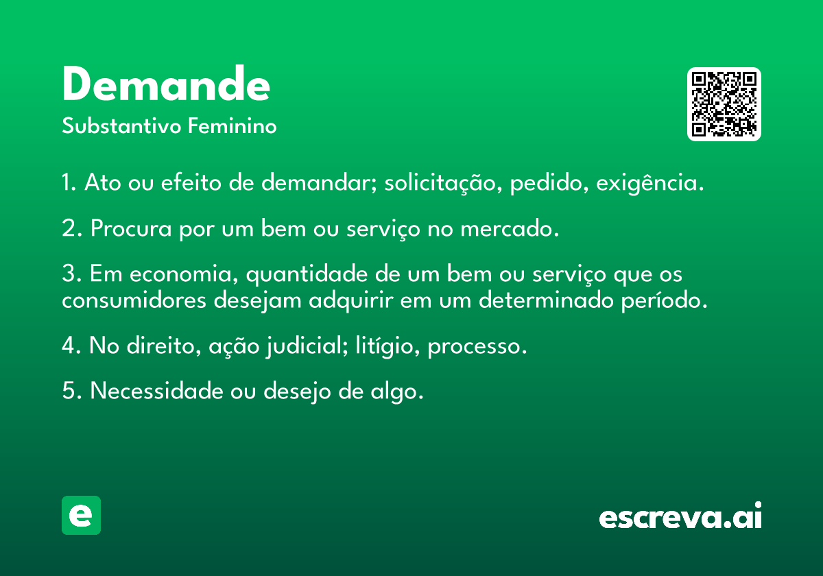 demande