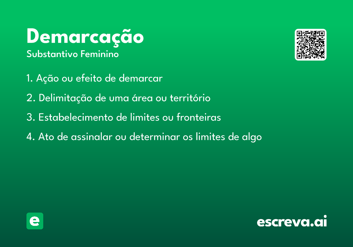 demarcação