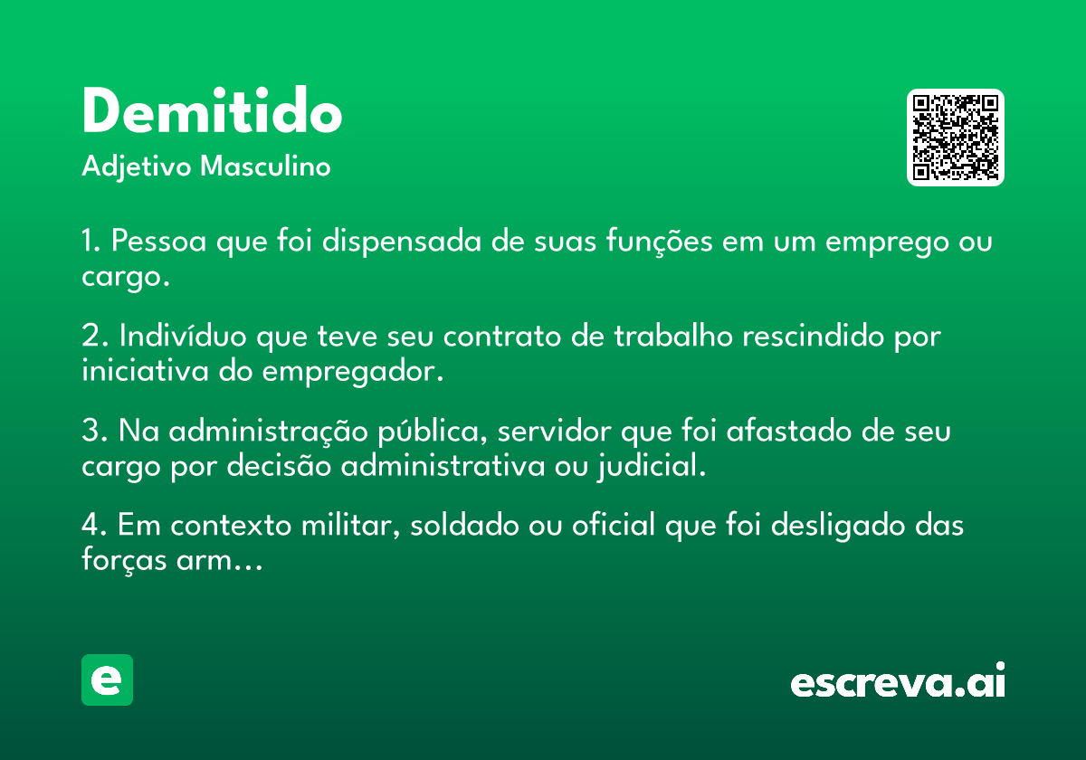 demitido