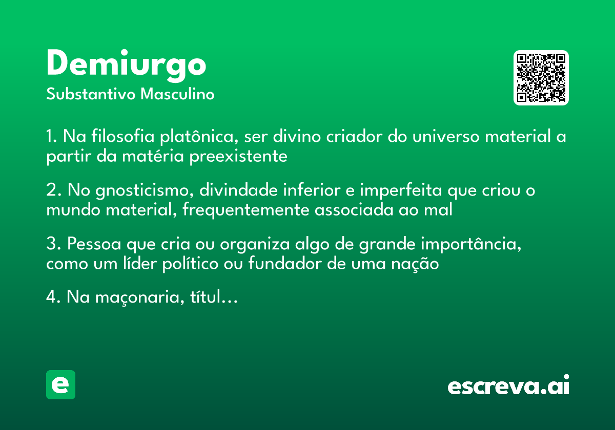 demiurgo