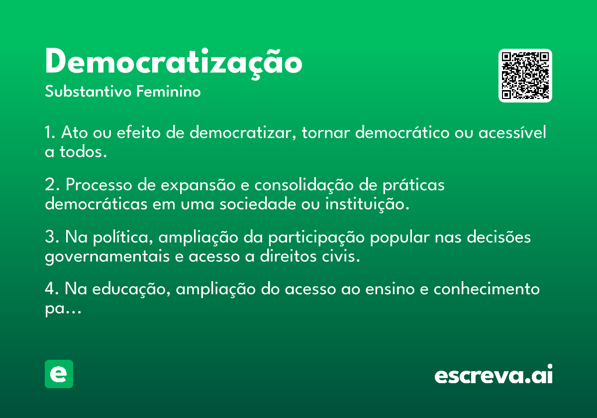 democratização