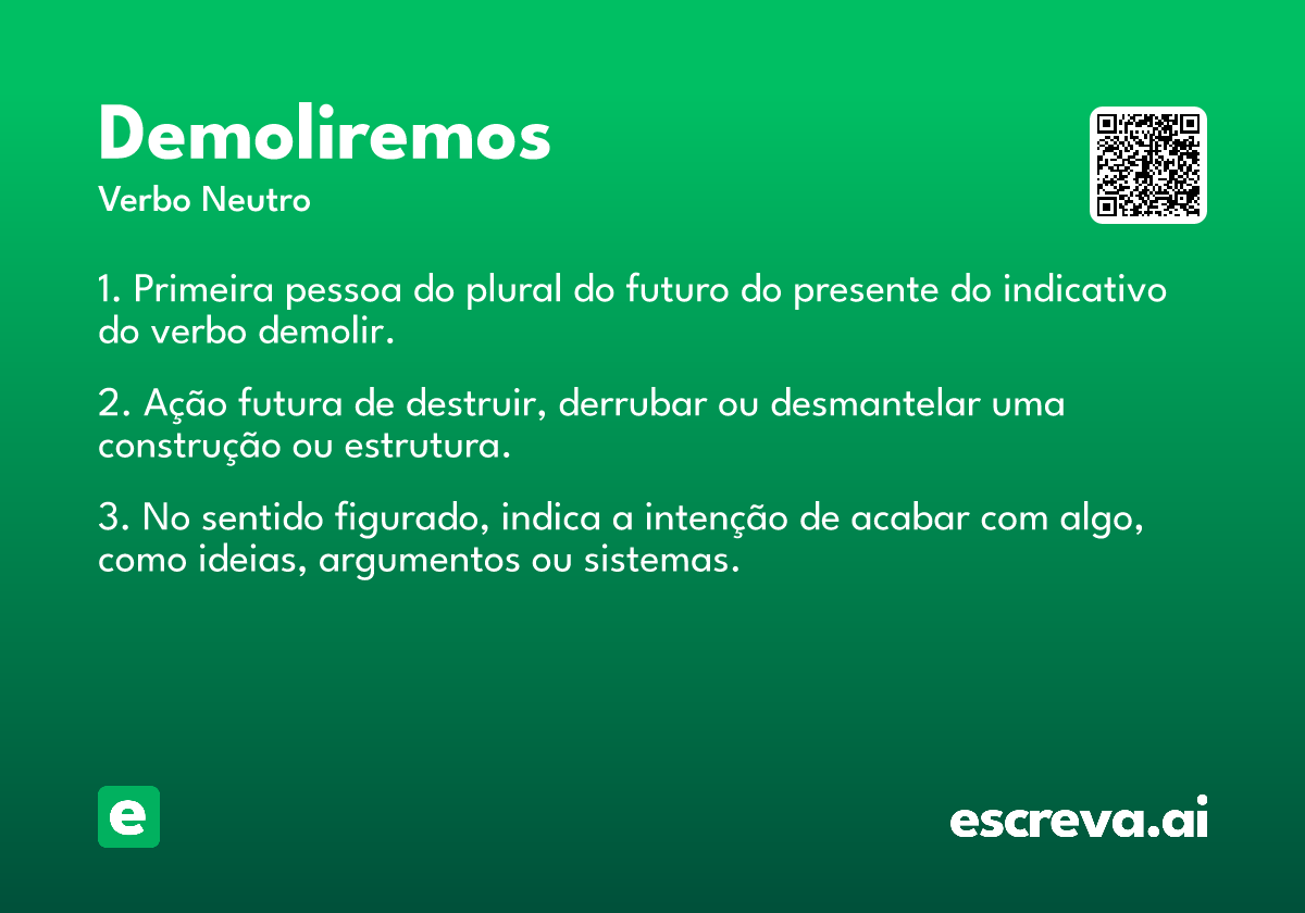 demoliremos