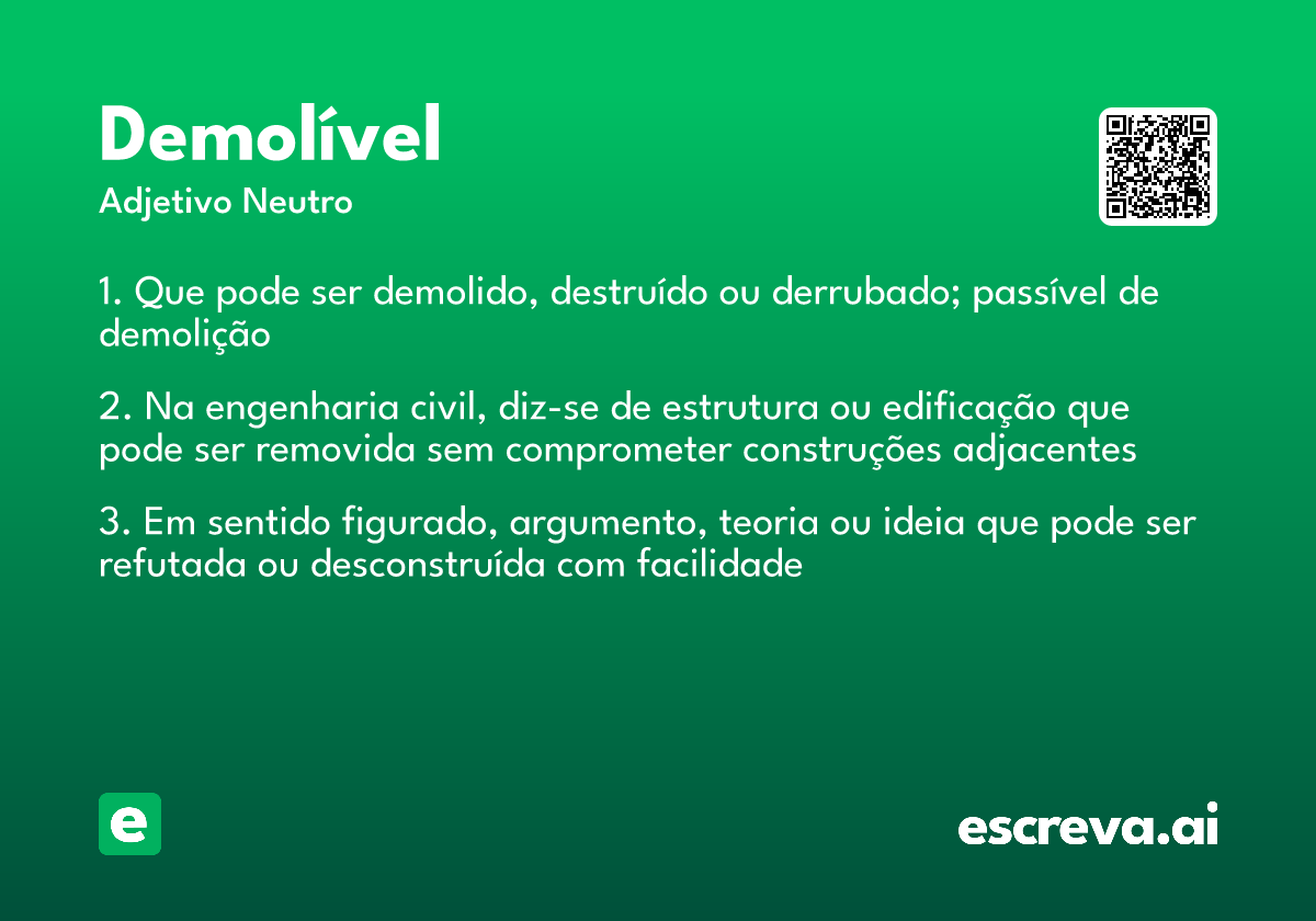 demolível