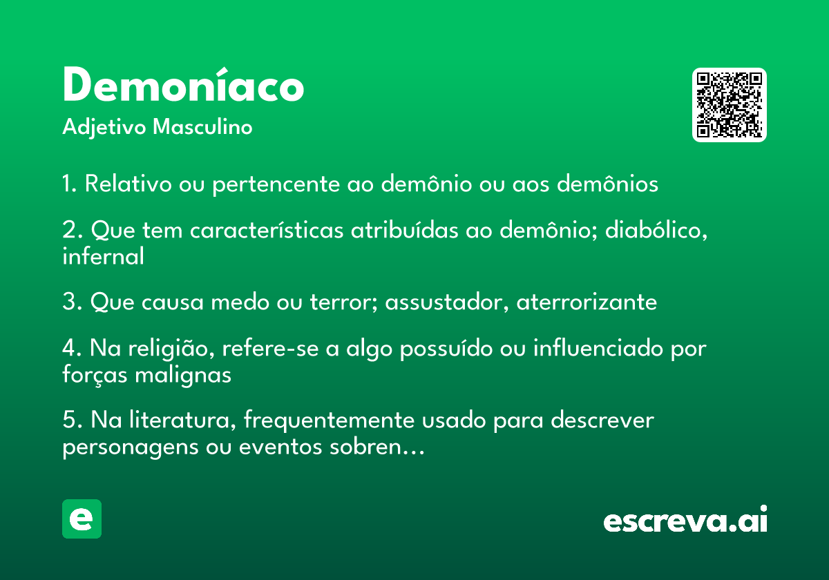 demoníaco