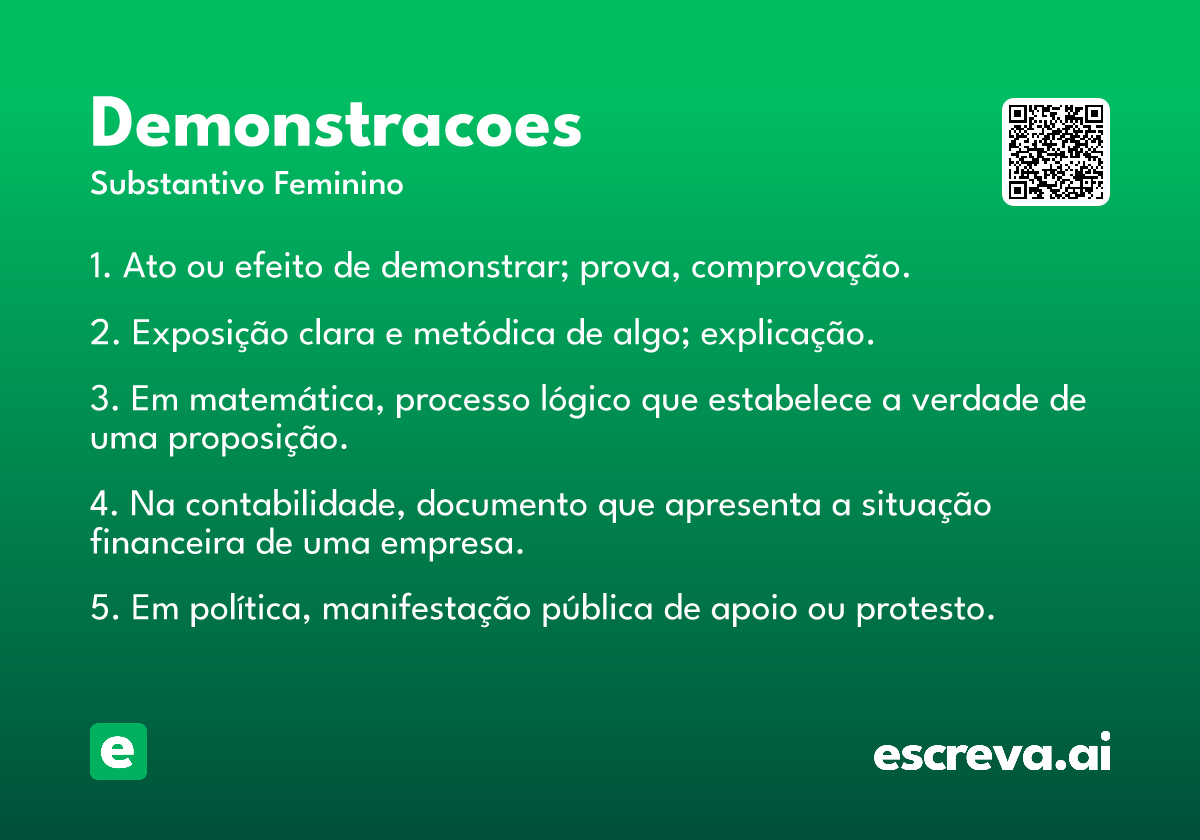 demonstracoes