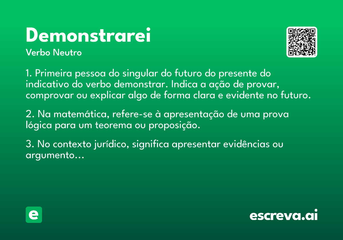 demonstrarei