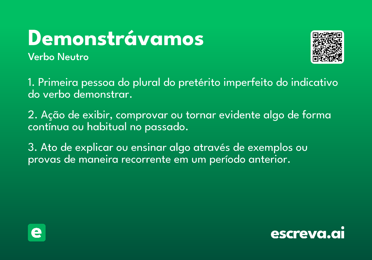 demonstrávamos