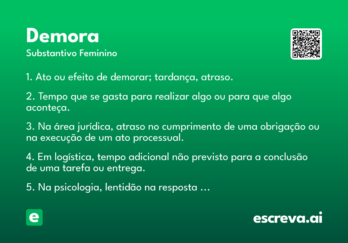demora