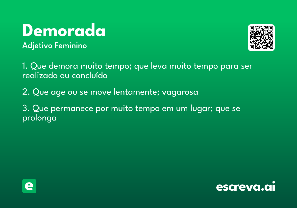 demorada