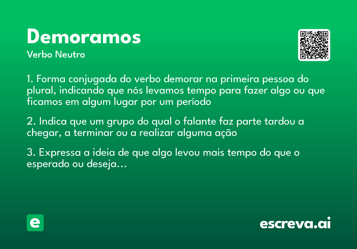 demoramos