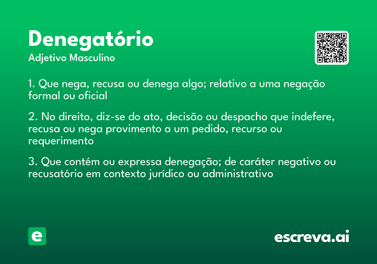 denegatório