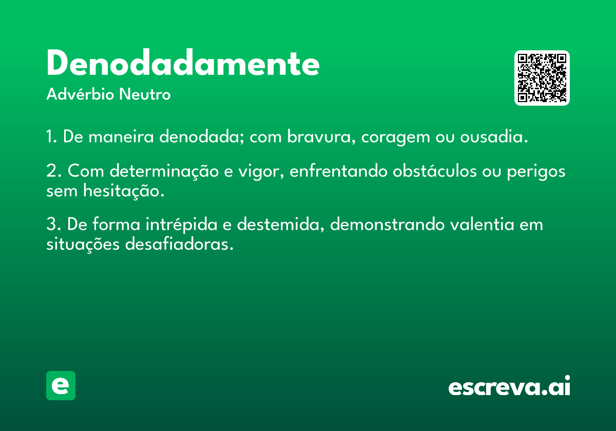 denodadamente
