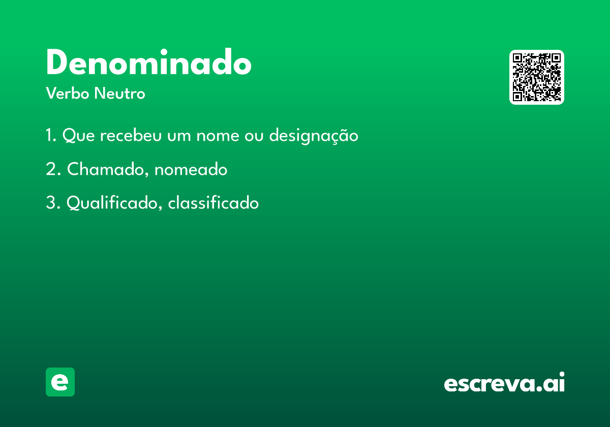 denominado