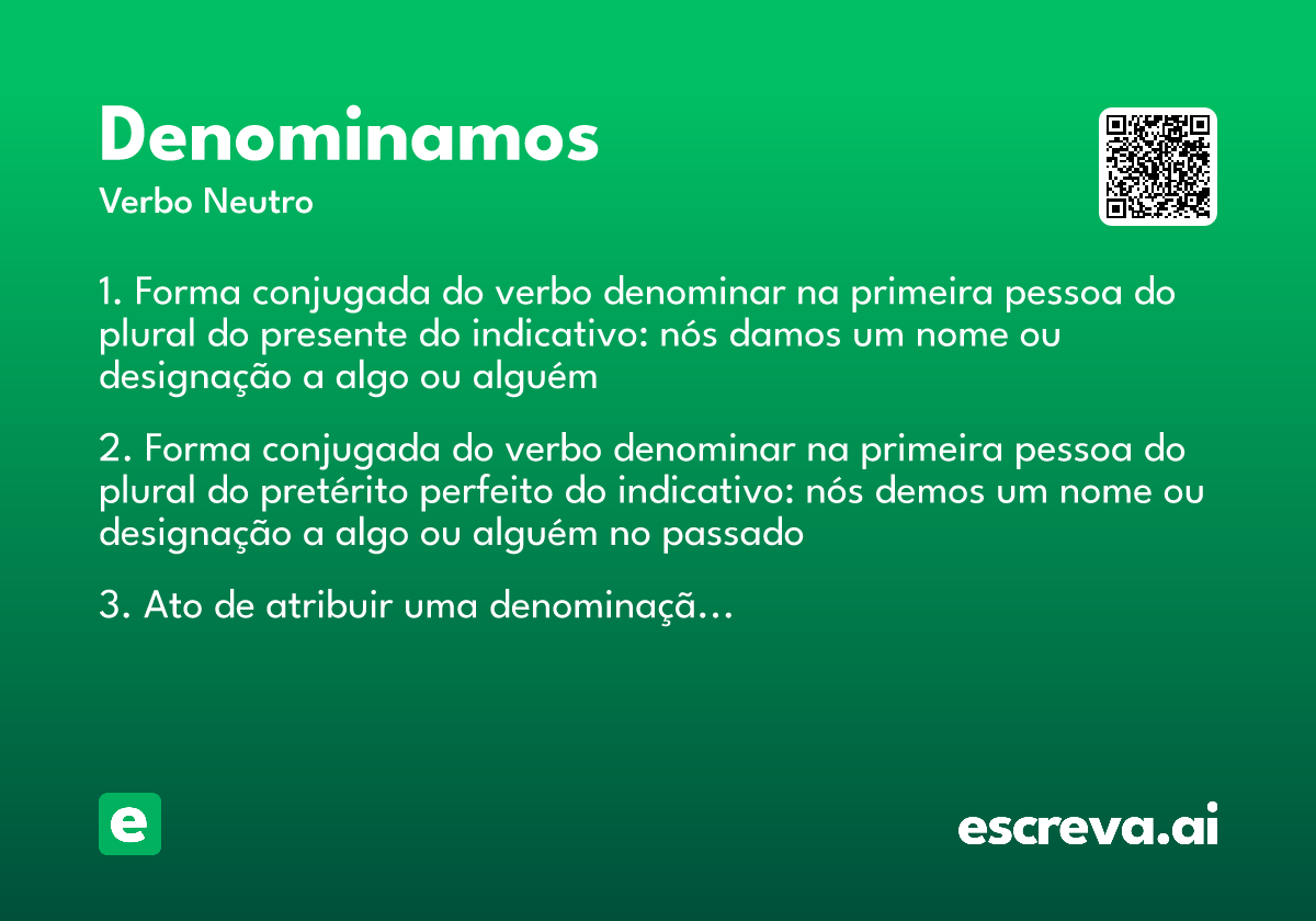 denominamos