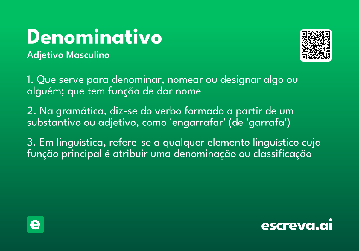 denominativo
