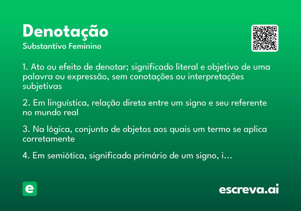 denotação