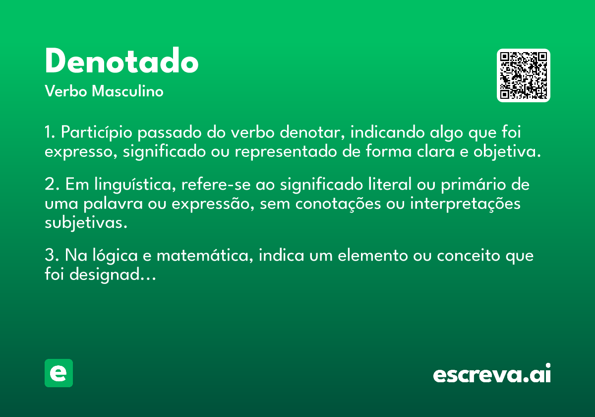 denotado