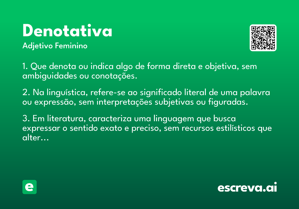 denotativa
