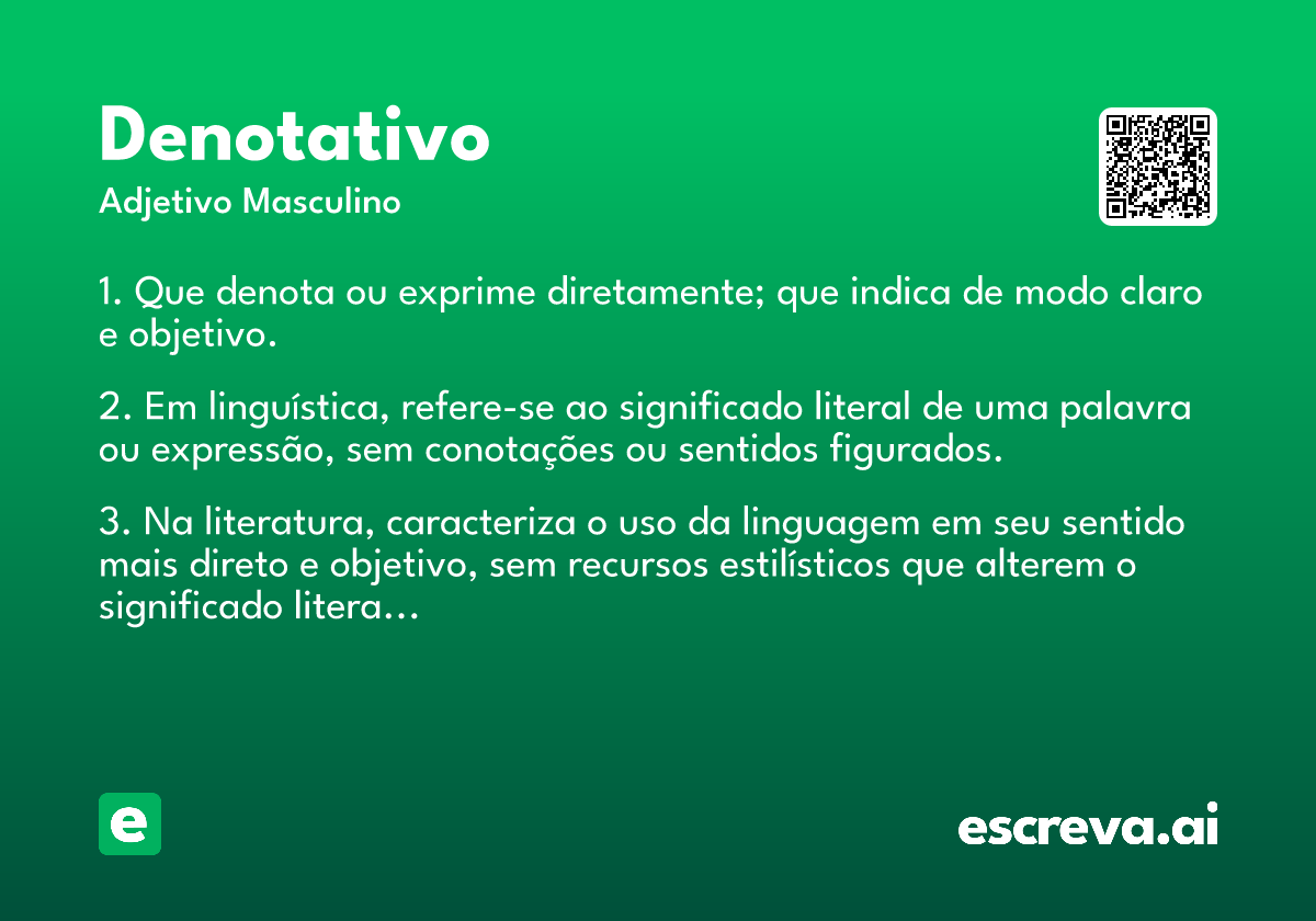 denotativo