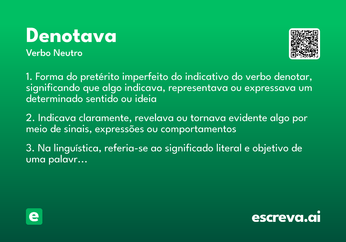 denotava