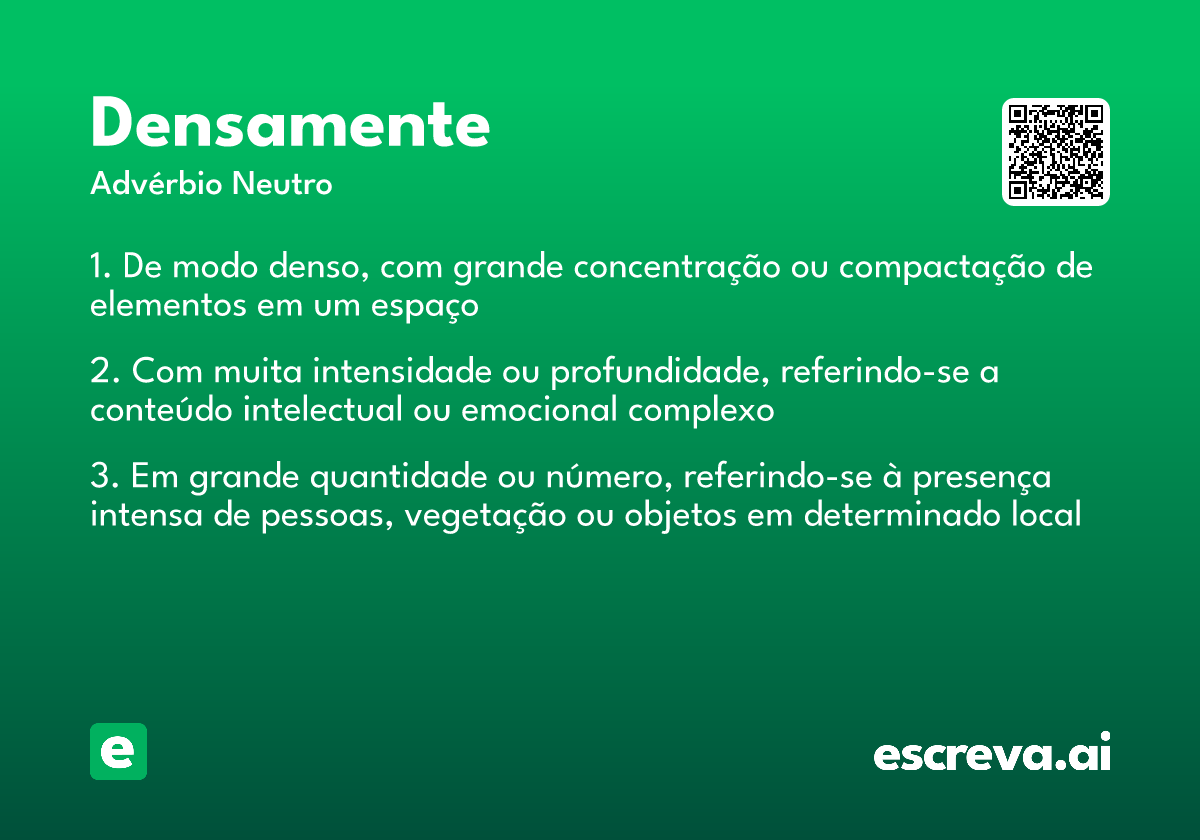 densamente