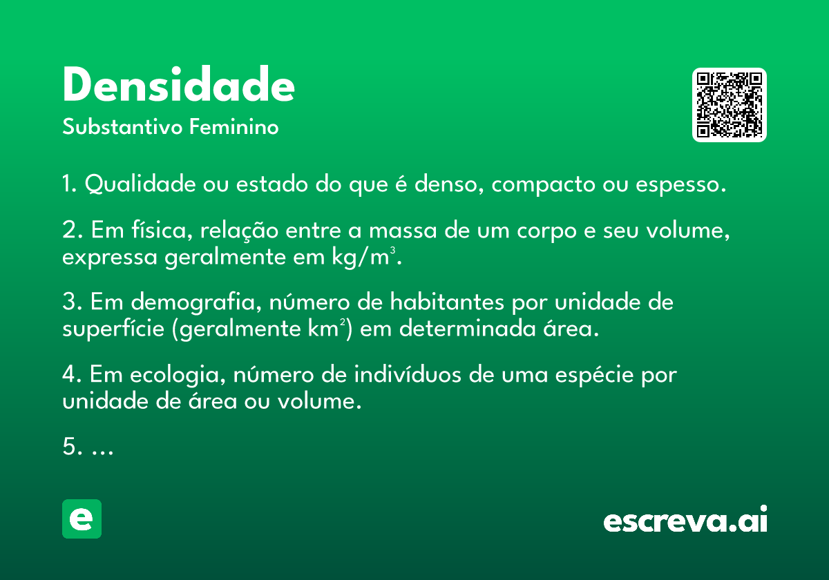 densidade