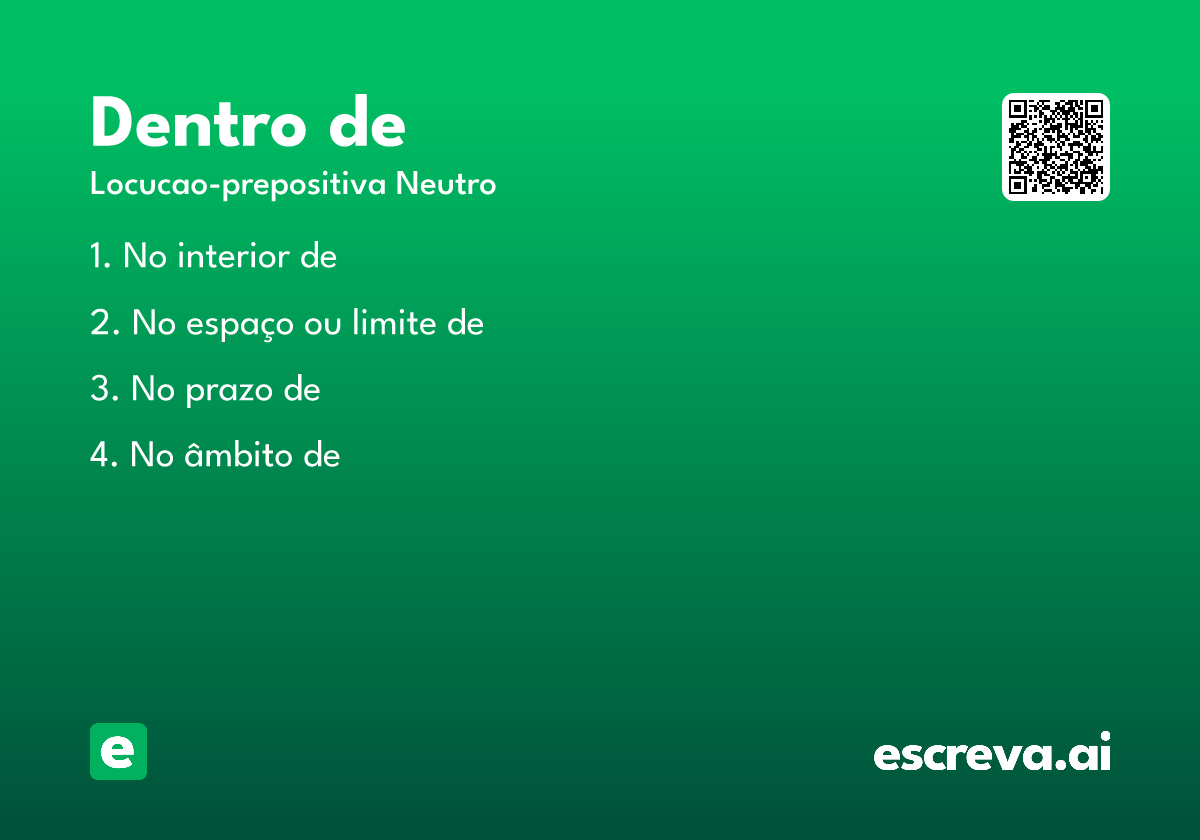 dentro de