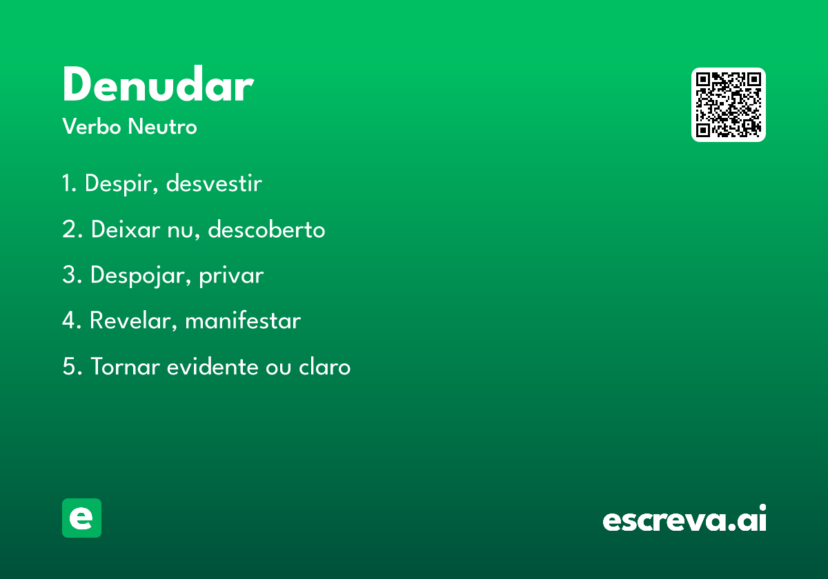 denudar