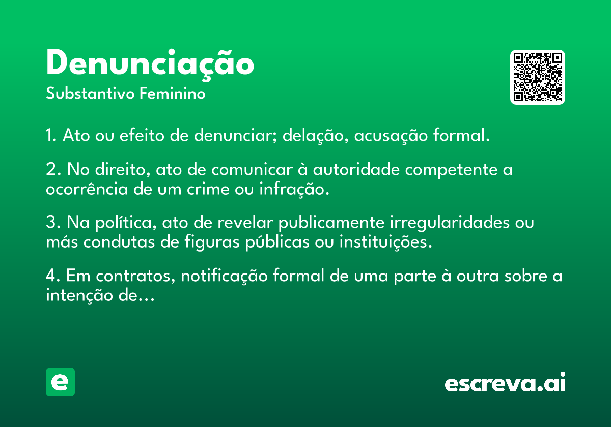 denunciação