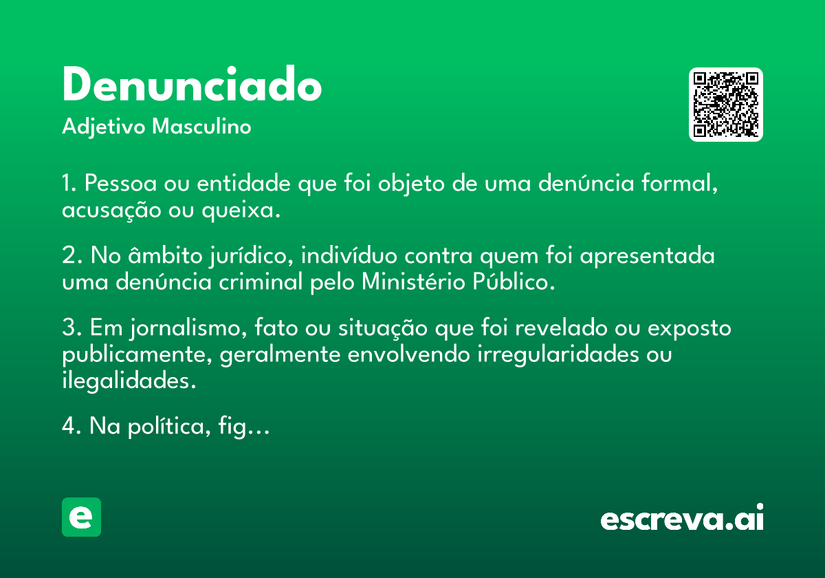 denunciado